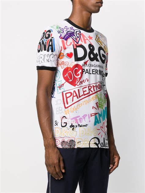 tshirt dolce gabbana|dolce and gabbana graphic tees.